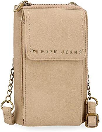 Pepe Jeans Borsa a tracolla  Diane Beige 11x17,5x2,5 cm Pelle sintetica