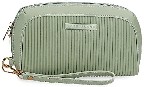 Pepe Jeans Borsa  Aurora Verde 20x11x4 cm Pelle sintetica