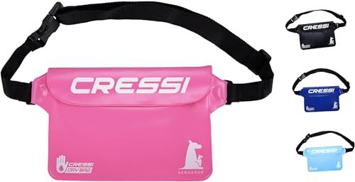 Cressi Kangaroo Dry Pouch, Marsupio Impermeabile Unisex Adulto, Rosa (Pink), Taglia Unica