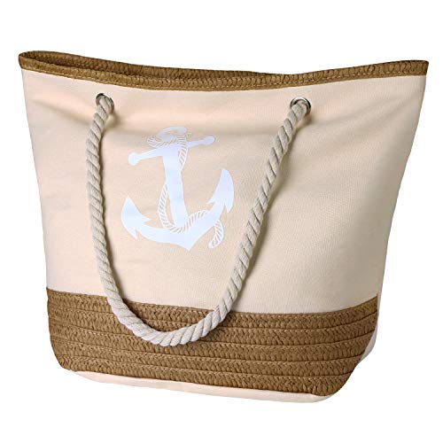 flintronic Borsa da Spiaggia in Tela, Borse a Spalla da Donna, Borse Tracolla Borse, Zaino Casual Borsa Tracolla Donna per Shopping, Viaggio, Appuntamento