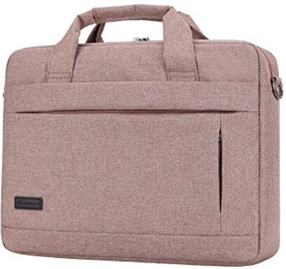 YUANYOULI Le borse uomini portatili tela Cartella di affari Cartella 14 donne"Cartella Cartella Laptop Bag 15,6,15inch borsa rosa