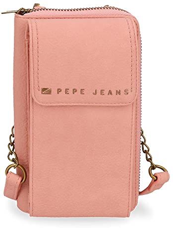 Pepe Jeans Borsa a tracolla  Diane Portacellulare Rosa 11x17,5x2,5 cm Pelle sintetica