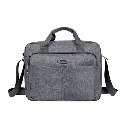 YUANYOULI Oxford tela impermeabile 14 pollici spalla della cartella borsa uomini borse di alta qualità laptop business messenger bag,grigio