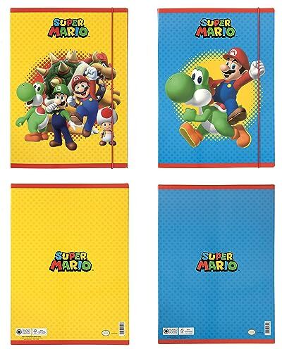 Panini Super Mario Cartella Portafogli 3 Lembi