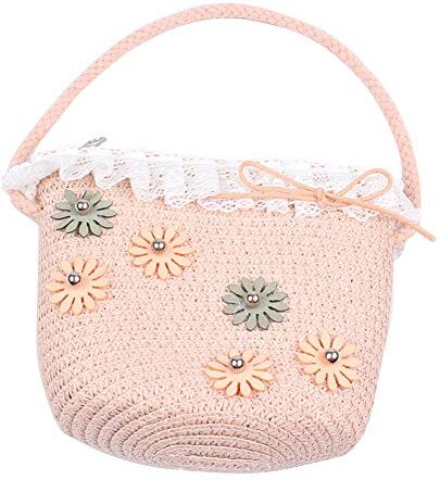 iSpchen Borse Bimba Borsa a Tracolla Piccola Borsa Tracolla Piccola Principessa con Simpatico Design di Moda Fiore Bella Borsa da Viaggio Borsa Viaggio per Bambini Rosa