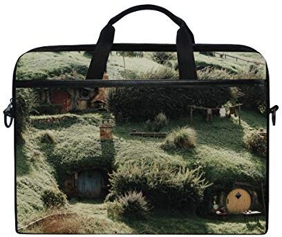 FANTAZIO Agriculture Antique Architecture Borsa a tracolla per laptop da 14" e 15