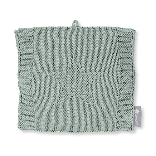 Sterntaler Borsa termica in maglia, Età: Da 1 mese, Dimensioni: 15 x 15 cm, Colore: Verde chiaro
