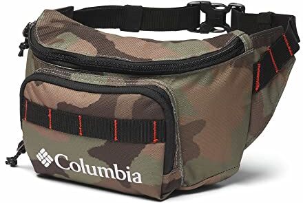 Columbia Zigzag Hip Pack, Marsupio a Tracolla, Unisex Adulto, Verde (Cypress Camo, Black), O/S