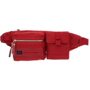 PIQUADRO Pq-Bios Marsupio in Nylon Rigenerato con Tasche Porta Oggetti e Smartphone Rimovibili , Rosso, Taglia Unica PIQUADRO Pq-Bios Marsupio in Nylon Rigenerato con Tasche Porta Oggetti e Smartphone Rimovibili , Rosso, Taglia Unica