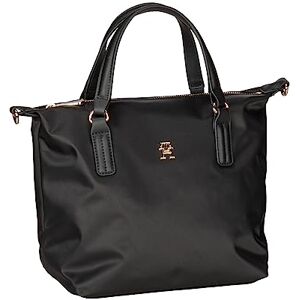 Tommy Hilfiger Donna Borsa Tote Bag Poppy Small Tote Piccola, Nero (Black), Taglia Unica Tommy Hilfiger Donna Borsa Tote Bag Poppy Small Tote Piccola, Nero (Black), Taglia Unica