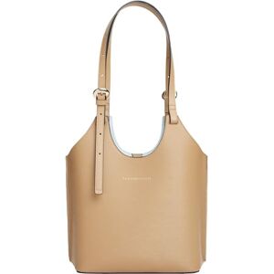 Tommy Hilfiger TH Modern Mini Tote Aw0aw18617, Donna, Khaki (Safari Canvas), One Size Tommy Hilfiger TH Modern Mini Tote Aw0aw18617, Donna, Khaki (Safari Canvas), One Size