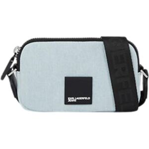 Lagerfeld , Donna, Box Logo Mini Camera Bag Denim, Blu, One size Lagerfeld , Donna, Box Logo Mini Camera Bag Denim, Blu, One size
