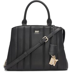 DKNY Lexington Park Borsa a tracolla media con catena con logo, colore: Nero/Oro, Nero/Oro DKNY Lexington Park Borsa a tracolla media con catena con logo, colore: Nero/Oro, Nero/Oro