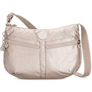 Kipling Izellah Borsa a tracolla da donna (confezione da 1), Glow Metallico, 12.25" L X 9.25" H X 5" D, Borsa a tracolla Izellah Kipling Izellah Borsa a tracolla da donna (confezione da 1), Glow Metallico, 12.25" L X 9.25" H X 5" D, Borsa a tracolla Izellah