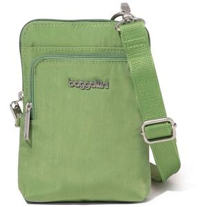 Baggallini Securtex Borsa a tracolla antifurto, Muschio, Taglia unica Baggallini Securtex Borsa a tracolla antifurto, Muschio, Taglia unica