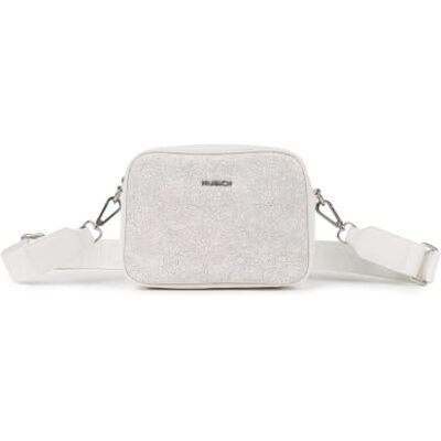 Munich Block Fun Fw25 Crossbody Camera C/Blanco, Borse e Zaini Donna, Bianco Munich Block Fun Fw25 Crossbody Camera C/Blanco, Borse e Zaini Donna, Bianco