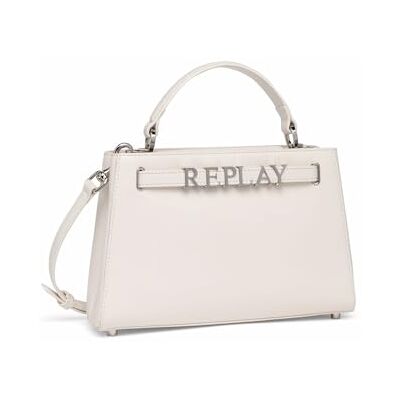 Replay borsa da donna con tracolla, colore bianco (Dirty White 002), taglia unica Replay borsa da donna con tracolla, colore bianco (Dirty White 002), taglia unica