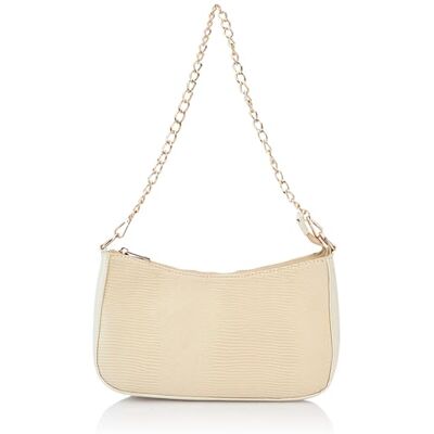 aleva Schultertasche, Borsa a Donna, Beige aleva Schultertasche, Borsa a Donna, Beige
