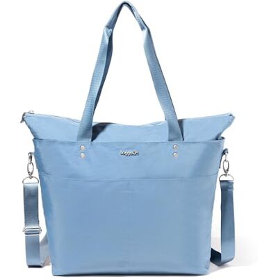 Baggallini Carryall Tote Bag Borsa a tracolla da donna, Fiordaliso, Medium Baggallini Carryall Tote Bag Borsa a tracolla da donna, Fiordaliso, Medium
