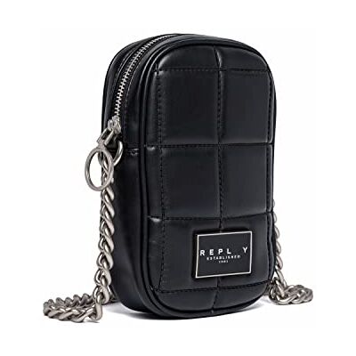 Replay Borsa a tracolla da donna Fw3345, 098 nero, Einheitsgröße Replay Borsa a tracolla da donna Fw3345, 098 nero, Einheitsgröße