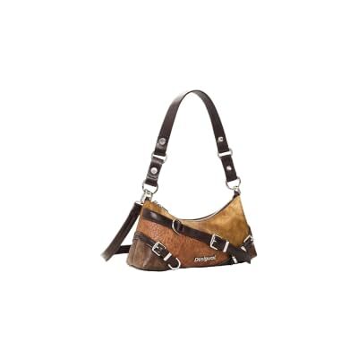 Desigual borsa a tracolla Aurea Savai Crossbody Bag Chocolate marrone Desigual borsa a tracolla Aurea Savai Crossbody Bag Chocolate marrone