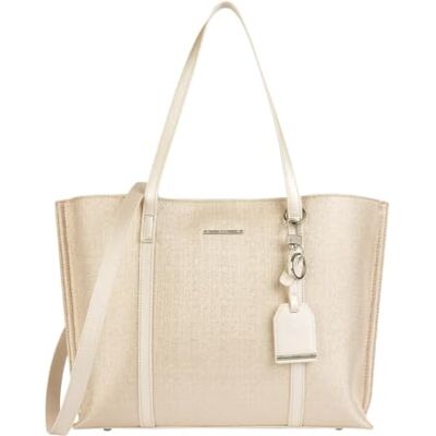 Geox Borsa D Nabona B da donna, pelle/argento, Einheitsgröße Geox Borsa D Nabona B da donna, pelle/argento, Einheitsgröße