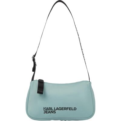 Lagerfeld Donne Essential Nylon Shoulder Bag Verde granito One size Lagerfeld Donne Essential Nylon Shoulder Bag Verde granito One size