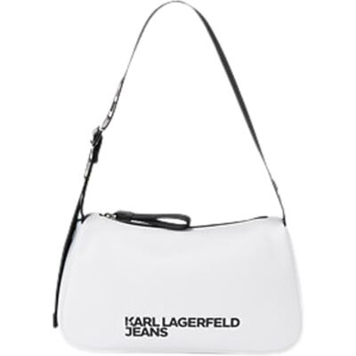 Lagerfeld Donne Essential Nylon Shoulder Bag Bianco One size Lagerfeld Donne Essential Nylon Shoulder Bag Bianco One size