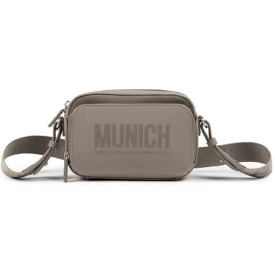 Munich Essence Recycled Fw25 Crossbody Camera C/Taupe, Borse e Zaini Donna, Marrone Munich Essence Recycled Fw25 Crossbody Camera C/Taupe, Borse e Zaini Donna, Marrone