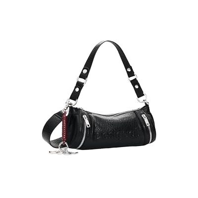 Desigual borsa a tracolla Half Logo Zarauz Crossbody Bag Black nero Desigual borsa a tracolla Half Logo Zarauz Crossbody Bag Black nero