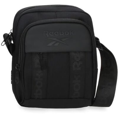 Reebok Baltimore Borsa a Tracolla Mediana Nero 17x22x8 cm Poliestere di Joumma Bags Reebok Baltimore Borsa a Tracolla Mediana Nero 17x22x8 cm Poliestere di Joumma Bags