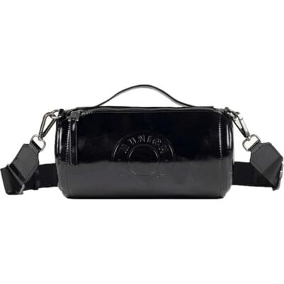 Munich MH Fw25 Crossbody Barrel C/Black, Borse e Zaini Donna, Nero Munich MH Fw25 Crossbody Barrel C/Black, Borse e Zaini Donna, Nero