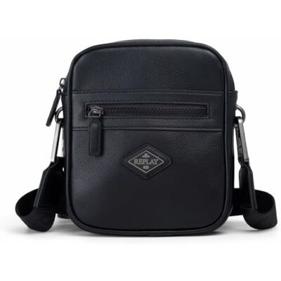 Replay Borsa a tracolla da uomo, FM3800, 0098, colore: nero Replay Borsa a tracolla da uomo, FM3800, 0098, colore: nero