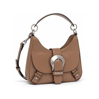 Replay Borsa a tracolla da donna in ecopelle, colore beige (Dirty Pale Beige 074), taglia unica Replay Borsa a tracolla da donna in ecopelle, colore beige (Dirty Pale Beige 074), taglia unica