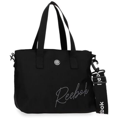 Reebok borsa a tracolla, 27 x 22 x 15 cm, poliestere, viola, nero, di Joumma Bags Reebok borsa a tracolla, 27 x 22 x 15 cm, poliestere, viola, nero, di Joumma Bags