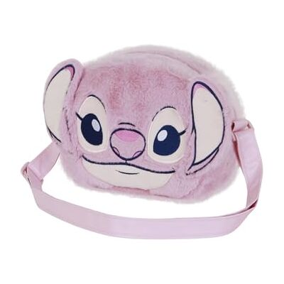 Disney Lilo e Stitch Angel Heart-Mini Borsa a Tracolla Plush, Rosa Disney Lilo e Stitch Angel Heart-Mini Borsa a Tracolla Plush, Rosa