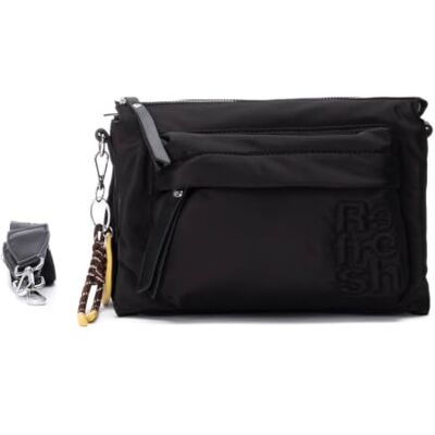 REFRESH , Borsa a Tracolla Donna, Nero REFRESH , Borsa a Tracolla Donna, Nero
