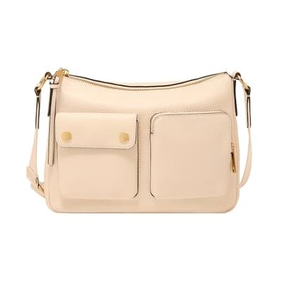 Fossil Maysen Borsa da donna in pelle, colore: Bianco Fossil Maysen Borsa da donna in pelle, colore: Bianco