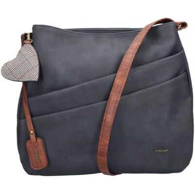 Rieker Borsa a tracolla da donna, 30,00 x 28,00 x 7,00 cm (larghezza x altezza x profondità), oceano, S Rieker Borsa a tracolla da donna, 30,00 x 28,00 x 7,00 cm (larghezza x altezza x profondità), oceano, S