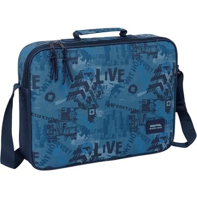 safta NEW EDITION Borsa a tracolla, cartella, borsa a tracolla, comoda e versatile, qualità e resistenza, 38x6x28 cm safta NEW EDITION Borsa a tracolla, cartella, borsa a tracolla, comoda e versatile, qualità e resistenza, 38x6x28 cm