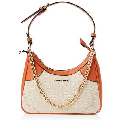 Geox D Merieg A, Borsa Donna, Arancione/Beige, Taglia Unica Geox D Merieg A, Borsa Donna, Arancione/Beige, Taglia Unica
