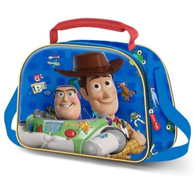 Disney Toy Story Friends-Borsa Porta Merenda 3D, Blu, 26 x 20 cm, Capacità 5 L Disney Toy Story Friends-Borsa Porta Merenda 3D, Blu, 26 x 20 cm, Capacità 5 L