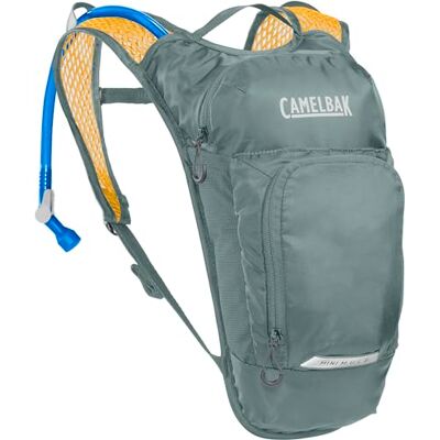 CamelBak - Mini M.U.L.E. Kids - 50oz - Stormy Sea/Mango - Zaino CamelBak - Mini M.U.L.E. Kids - 50oz - Stormy Sea/Mango - Zaino