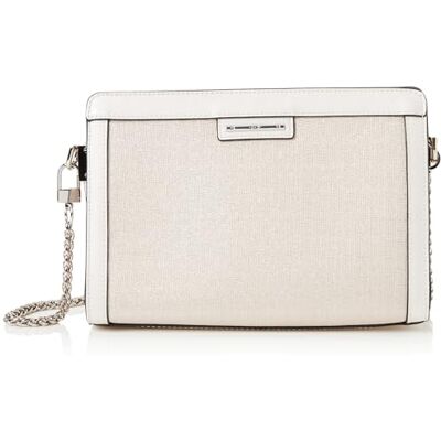 Geox Borsa D Grouthy A da donna, pelle/argento, Einheitsgröße Geox Borsa D Grouthy A da donna, pelle/argento, Einheitsgröße