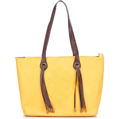 aleva , Shopper Donna, giallo aleva , Shopper Donna, giallo