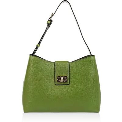 Geox Borsa D Solangy da donna, Lt Olive, taglia unica Geox Borsa D Solangy da donna, Lt Olive, taglia unica