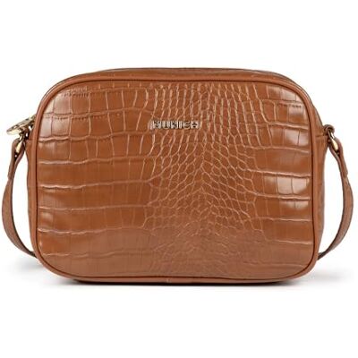 Munich Block Croco Fw25 Crossbody Camera C/Brown, Borse e Zaini Donna, Marrone Munich Block Croco Fw25 Crossbody Camera C/Brown, Borse e Zaini Donna, Marrone