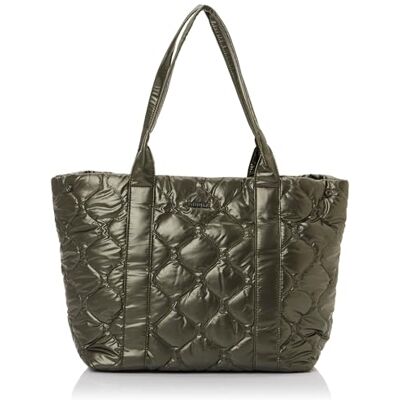 Munich Cover Fw25 Shopper C/Khaki, Borse e Zaini Donna, Kaki Munich Cover Fw25 Shopper C/Khaki, Borse e Zaini Donna, Kaki