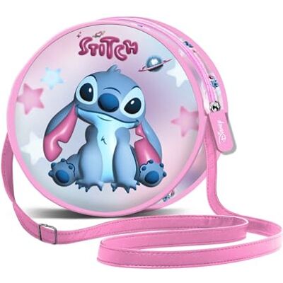 Disney Lilo e Stitch Cosmic-Borsa a Tracolla Rotonda, Rosa, 18,5 x 18,5 cm Disney Lilo e Stitch Cosmic-Borsa a Tracolla Rotonda, Rosa, 18,5 x 18,5 cm