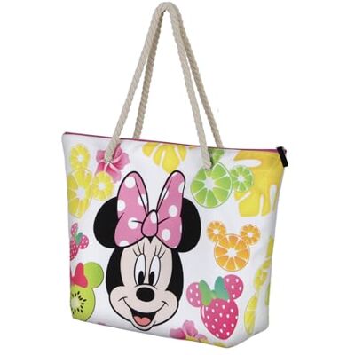 Disney Borsa da Spiaggia Soleil, 52 x 37 cm, Multicolore Fruits Disney Borsa da Spiaggia Soleil, 52 x 37 cm, Multicolore Fruits